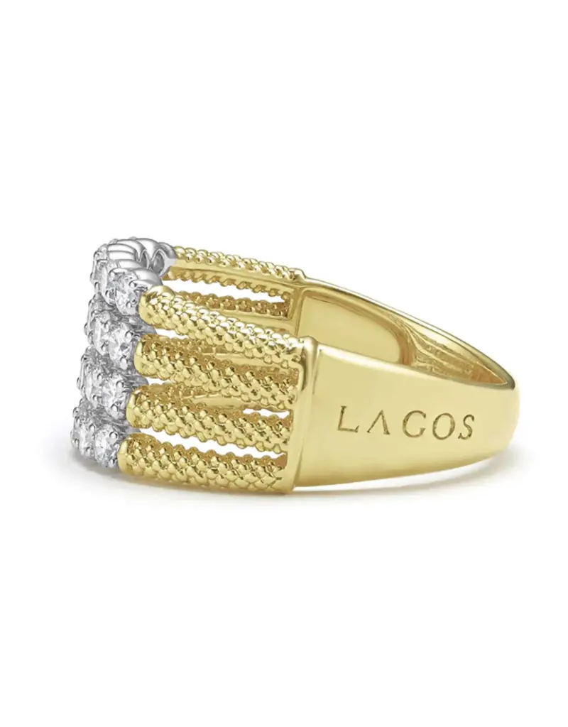 LAGOS Signature Caviar Diamond Superfine Statement Ring