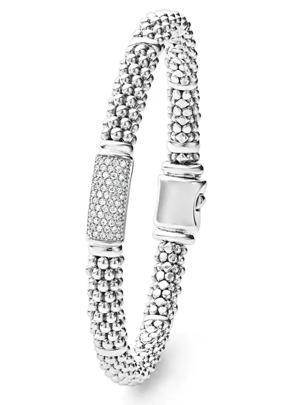 LAGOS Signature Caviar Diamond 6mm Caviar Diamond Bracelet