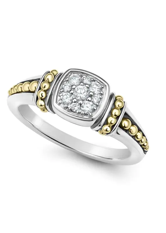 LAGOS Rittenhouse Diamond Two-Tone Diamond Ring