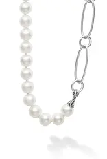 LAGOS Luna Pearl Link Necklace