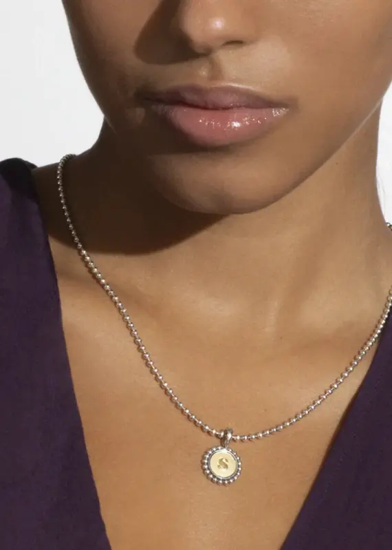LAGOS Signature Caviar Initial Charm