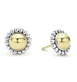 LAGOS High Bar 18K 12mm Round Stud Earring
