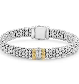 LAGOS Caviar Lux 9mm 1 Station Diamond Bracelet