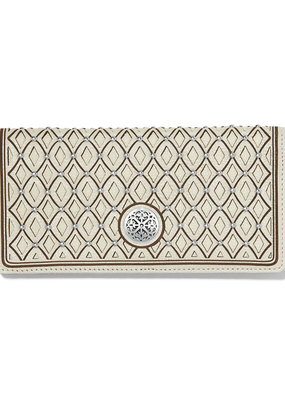 Ferrara la Bellezza Slim Folio Wallet in Ivory