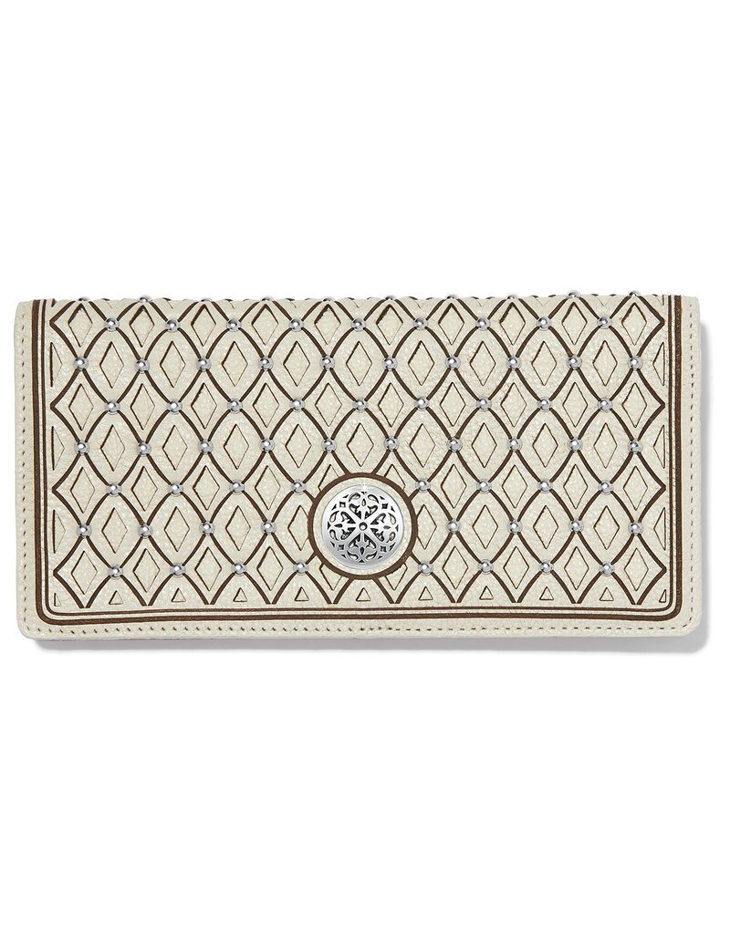 Ferrara la Bellezza Slim Folio Wallet in Ivory