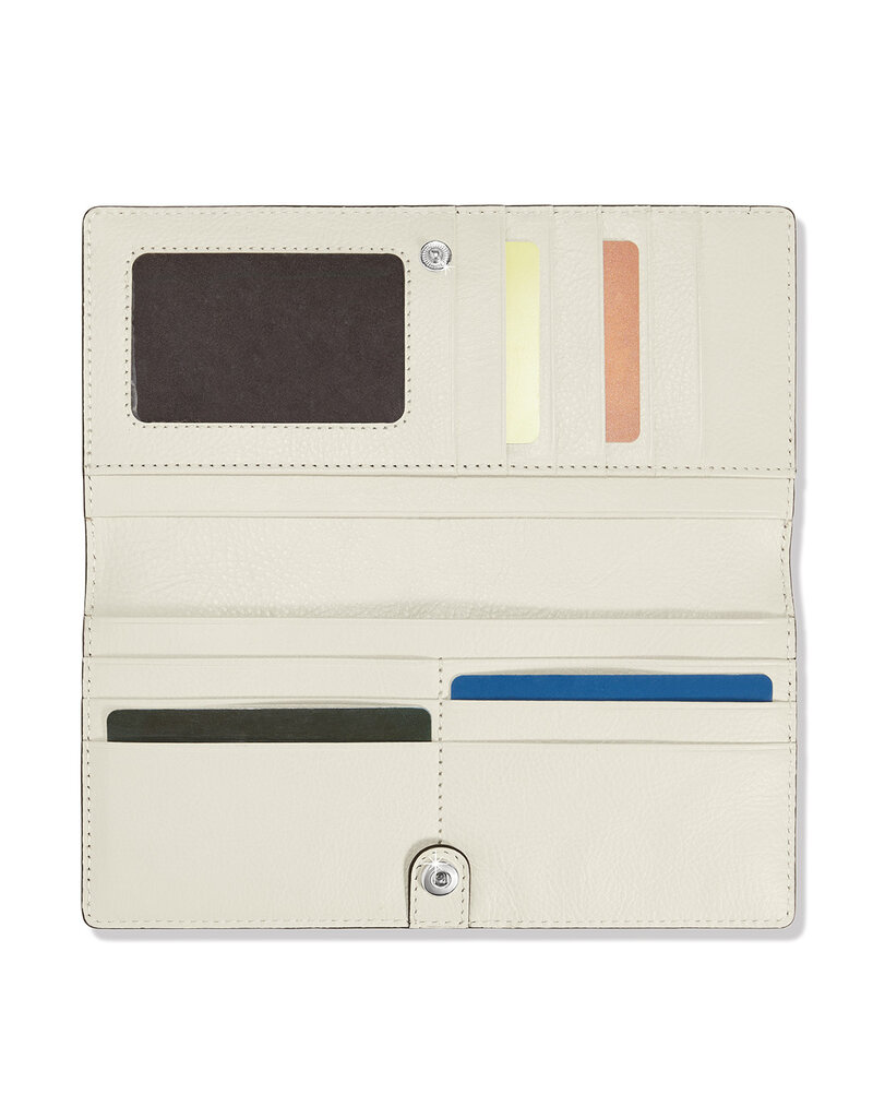 Ferrara la Bellezza Slim Folio Wallet in Ivory