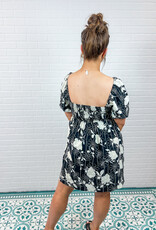 J.HOFFMAN'S Embroidered Daisy Bustier Babydoll Dress
