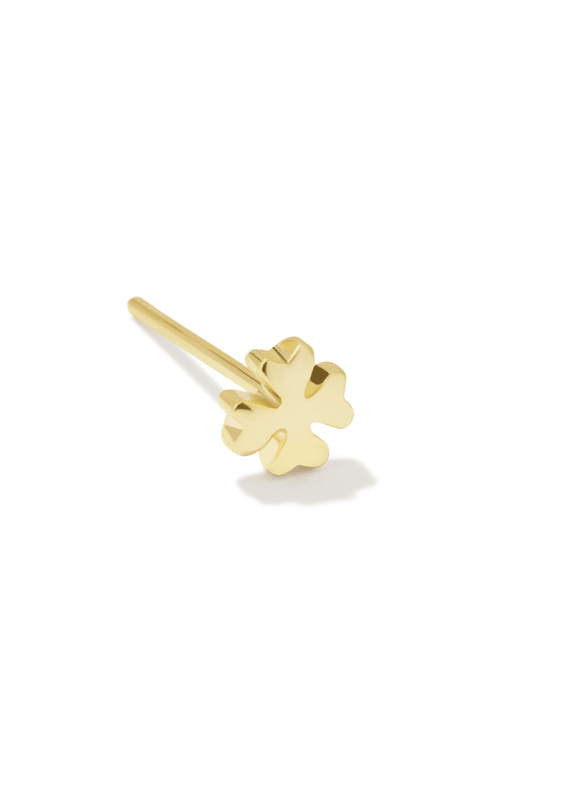 KENDRA SCOTT Clover Single Stud Earring in Gold
