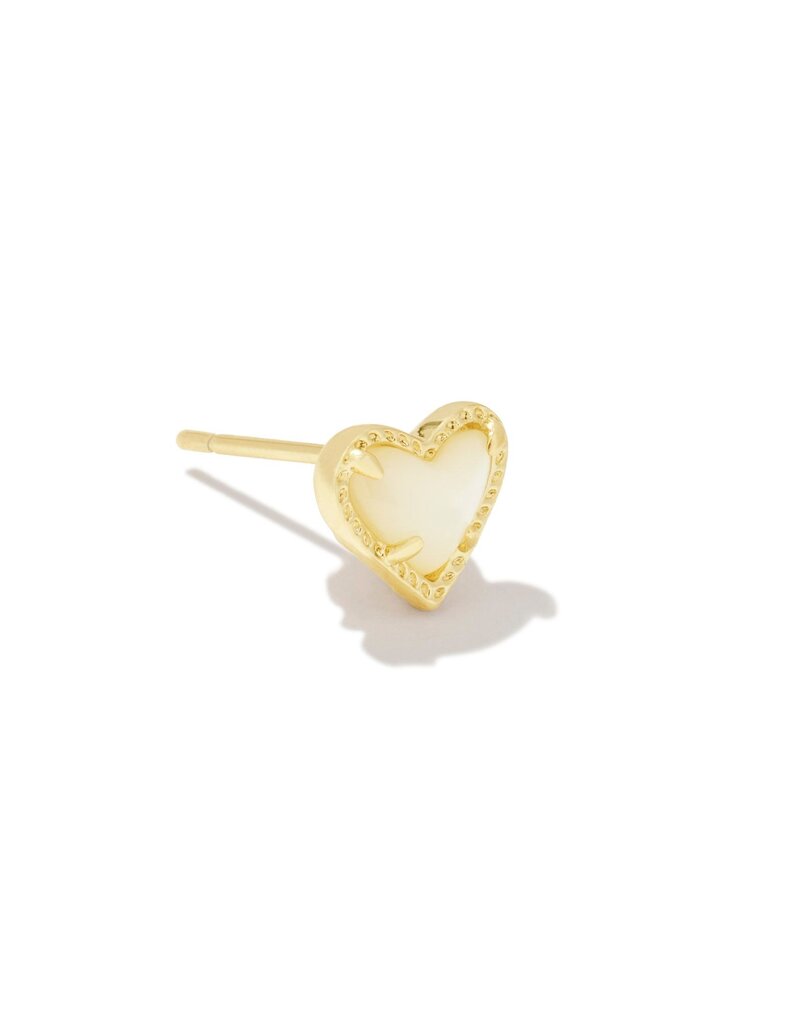 KENDRA SCOTT Mini Ari Heart Single Stud Earring