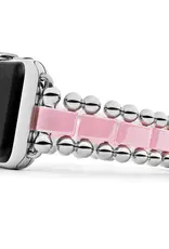 LAGOS Smart Caviar Pink Ceramic and Stainless Steel Watch Bracelet