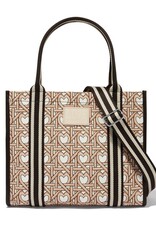 Woven Hearts Canvas Carryall