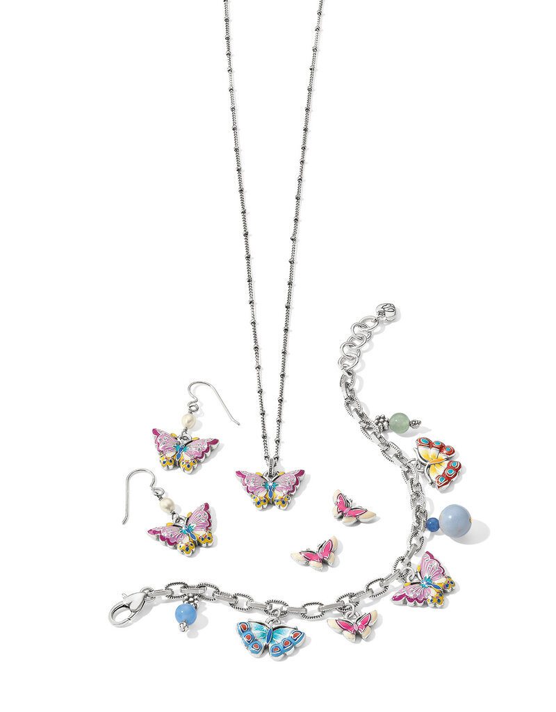 Kyoto In Bloom Butterfly Pendant Necklace