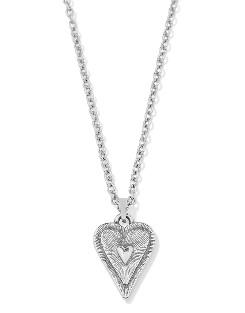 Dazzling Love Petite Heart Necklace in Blush