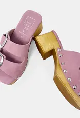J.HOFFMAN'S Juno Clog Sandals - Pink