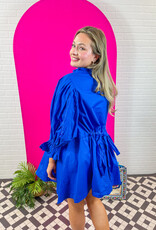 J.HOFFMAN'S Park Mini Dress - Cobalt Blue