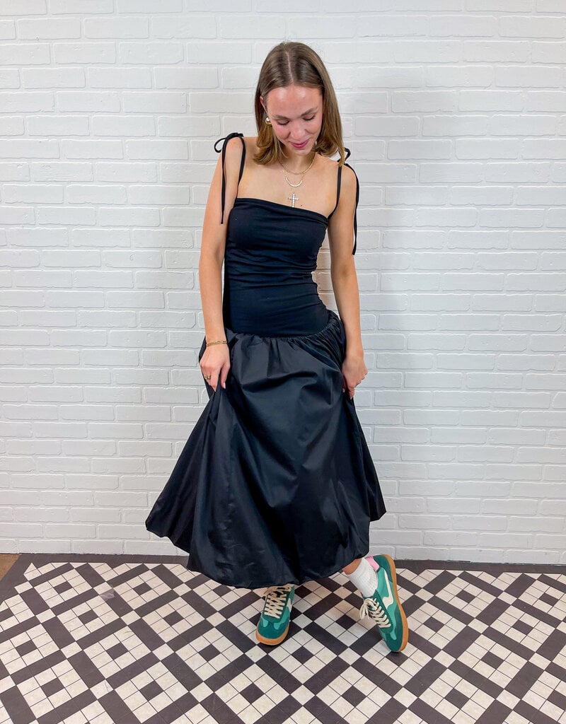 J.HOFFMAN'S Alexa Puffball Dress - Black