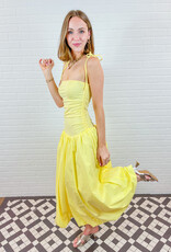 J.HOFFMAN'S Alexa Puffball Dress - Yellow