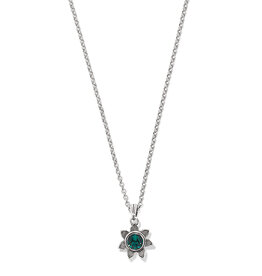 Everbloom Sunflower Necklace in Emerald