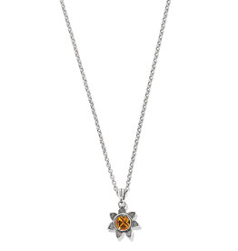 Everbloom Sunflower Necklace in Topaz