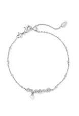 KENDRA SCOTT Mama Script Delicate Chain Bracelet