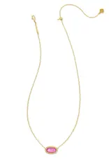 KENDRA SCOTT Elisa Ridge Frame Pendant Necklace