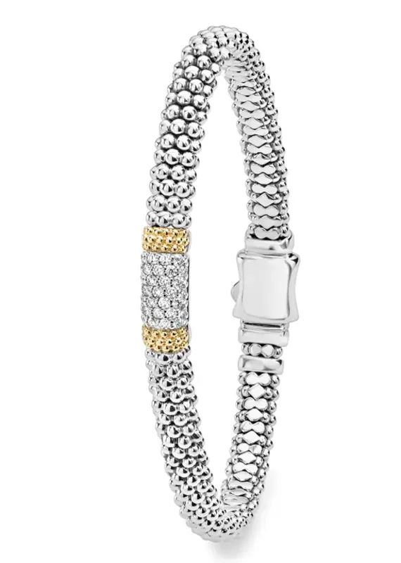 LAGOS Caviar Lux Caviar Diamond Bracelet 6mm