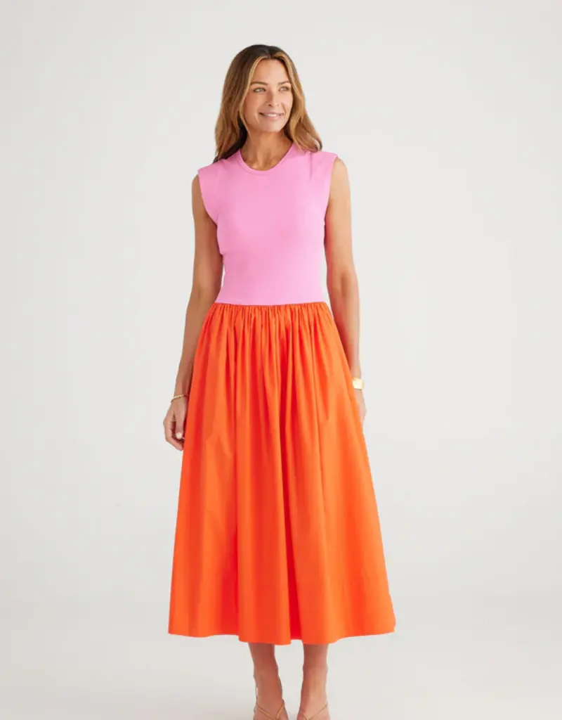 J.HOFFMAN'S Daphne Dress - Pnk/Orange