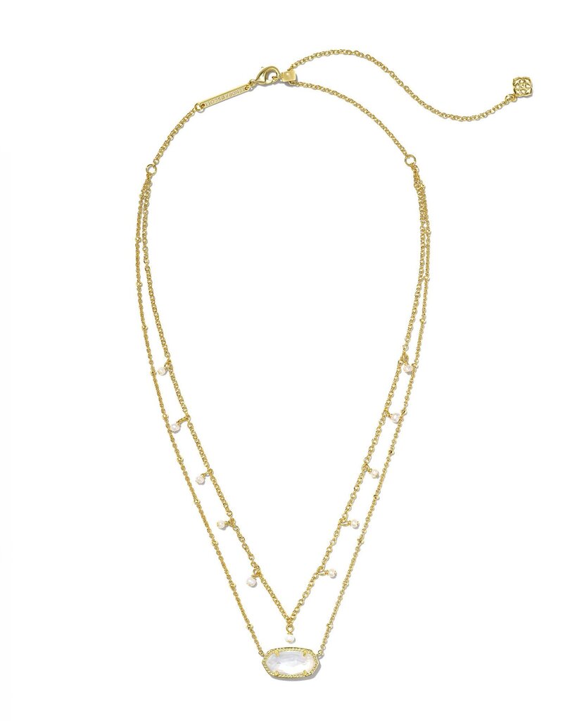 KENDRA SCOTT Love Shack Fancy Elisa Pearl Multi Strand Necklace