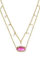 KENDRA SCOTT Love Shack Fancy Elisa Pearl Multi Strand Necklace