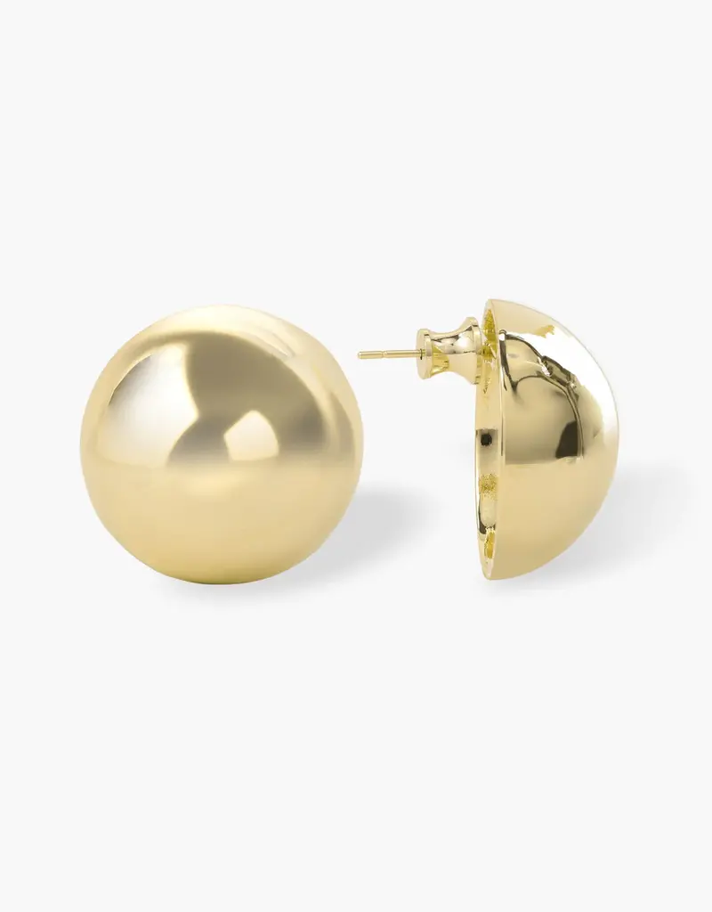 J.HOFFMAN'S She's So Smooth Button Earrings