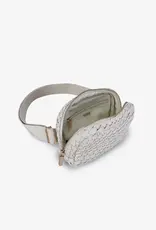 J.HOFFMAN'S Everleigh Woven Belt Bag - Off White