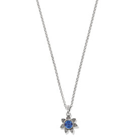 Everbloom Sunflower Sapphire Necklace