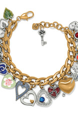 One Heart Color Charm Bracelet