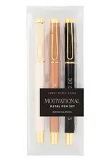 J.HOFFMAN'S Motivational Metal Pen Set