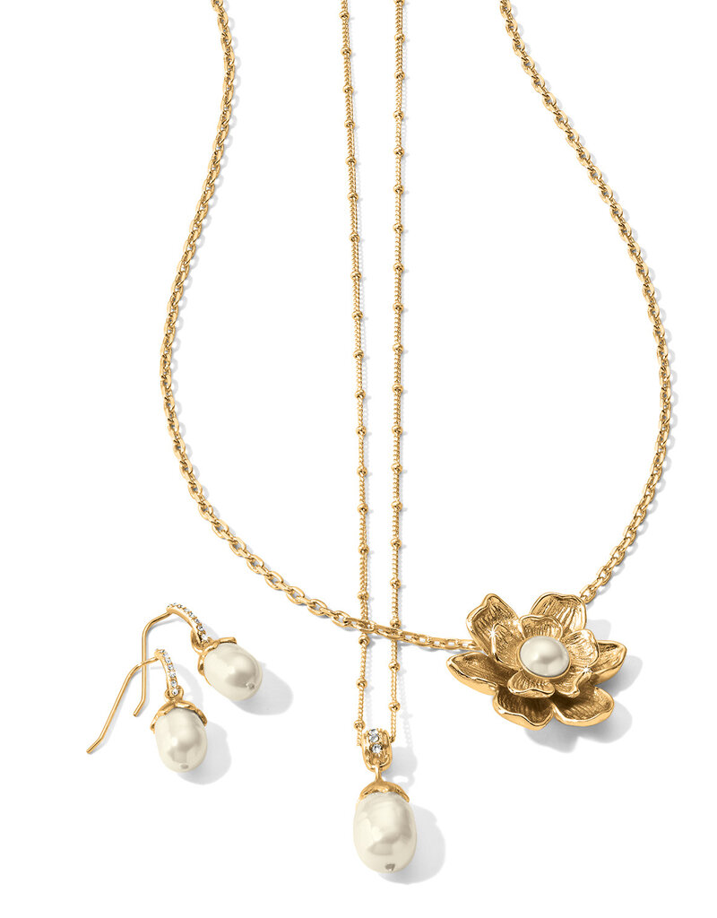 Everbloom Pearl Drop French Wire in Gold