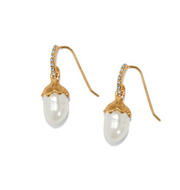 Everbloom Pearl Drop French Wire in Gold