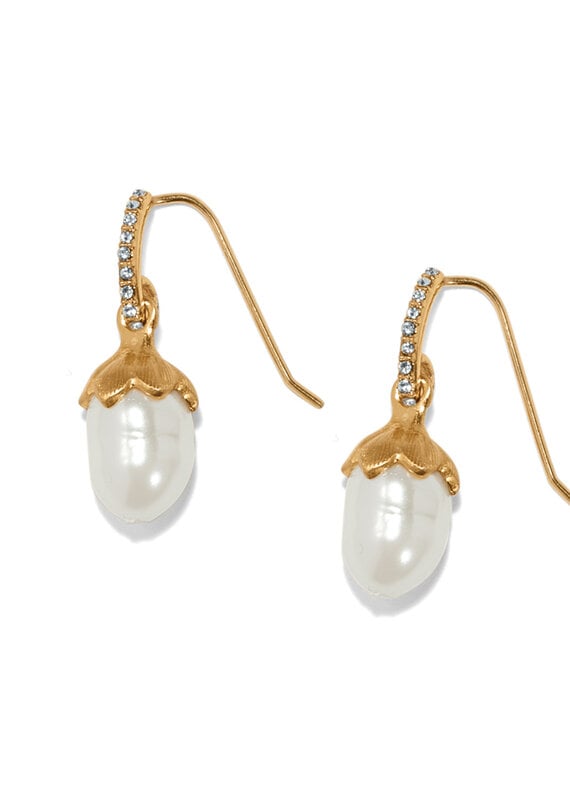 Everbloom Pearl Drop French Wire in Gold