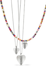 Mingle Medley Beaded Heart Necklace