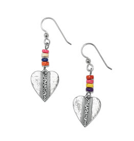 Mingle Medley Beaded Heart Earring