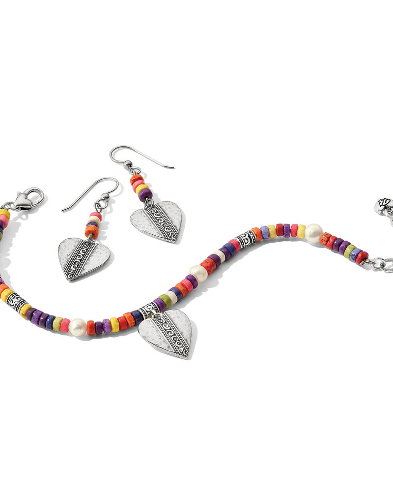 Mingle Medley Beaded Heart Earring