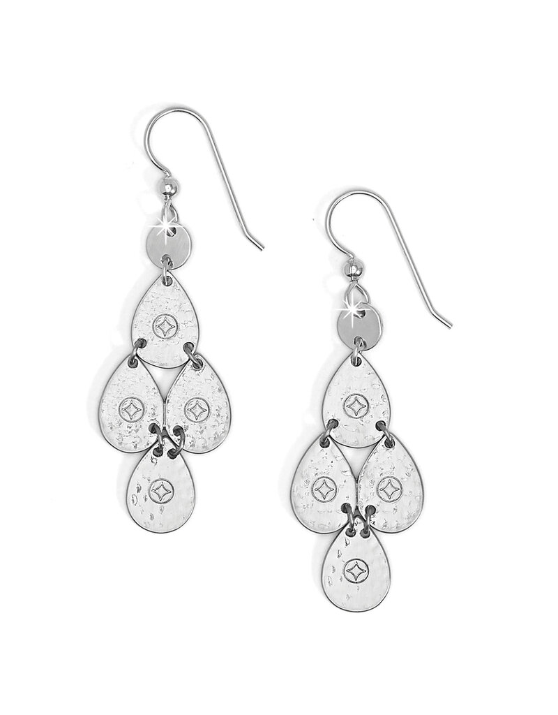 Palm Canyon Smalll Teardrop Earring in Silver