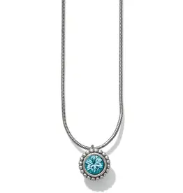 Twinkle Necklace in Blue Zircon