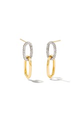 KENDRA SCOTT Elisa Interlocking Drop Earring in White Diamond
