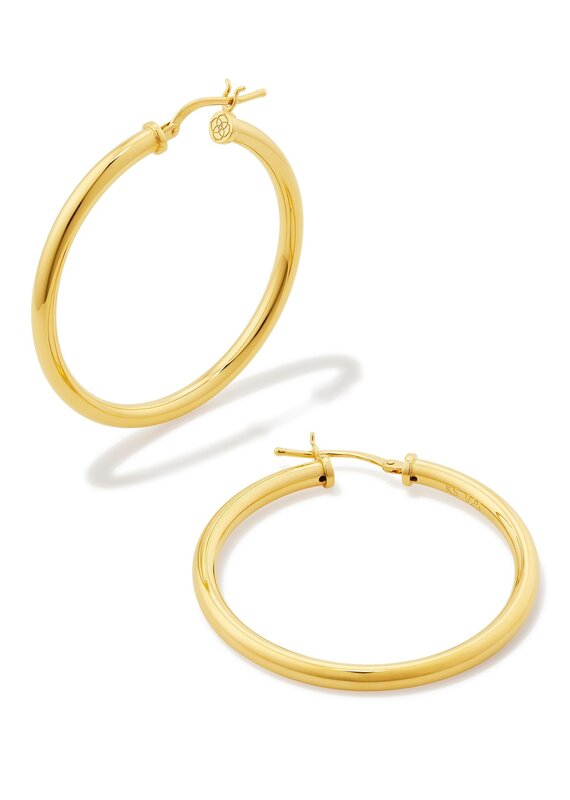 KENDRA SCOTT Tube Large Hoop Earring