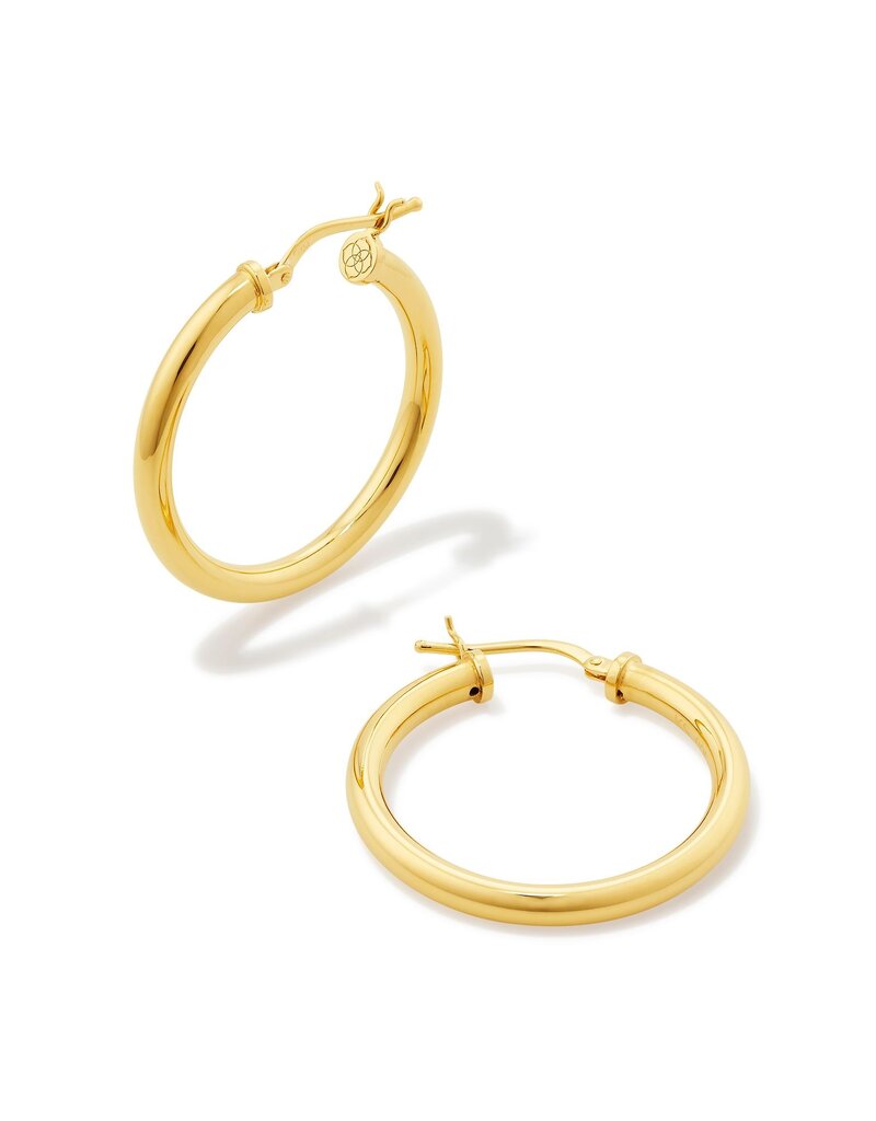 KENDRA SCOTT Tube Medium Hoop Earring