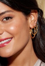 KENDRA SCOTT Tube Medium Hoop Earring