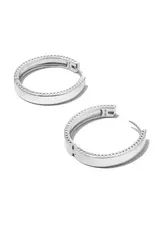 KENDRA SCOTT Flat Medium Hoop Earring