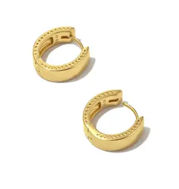 KENDRA SCOTT Flat Small Hoop Earring