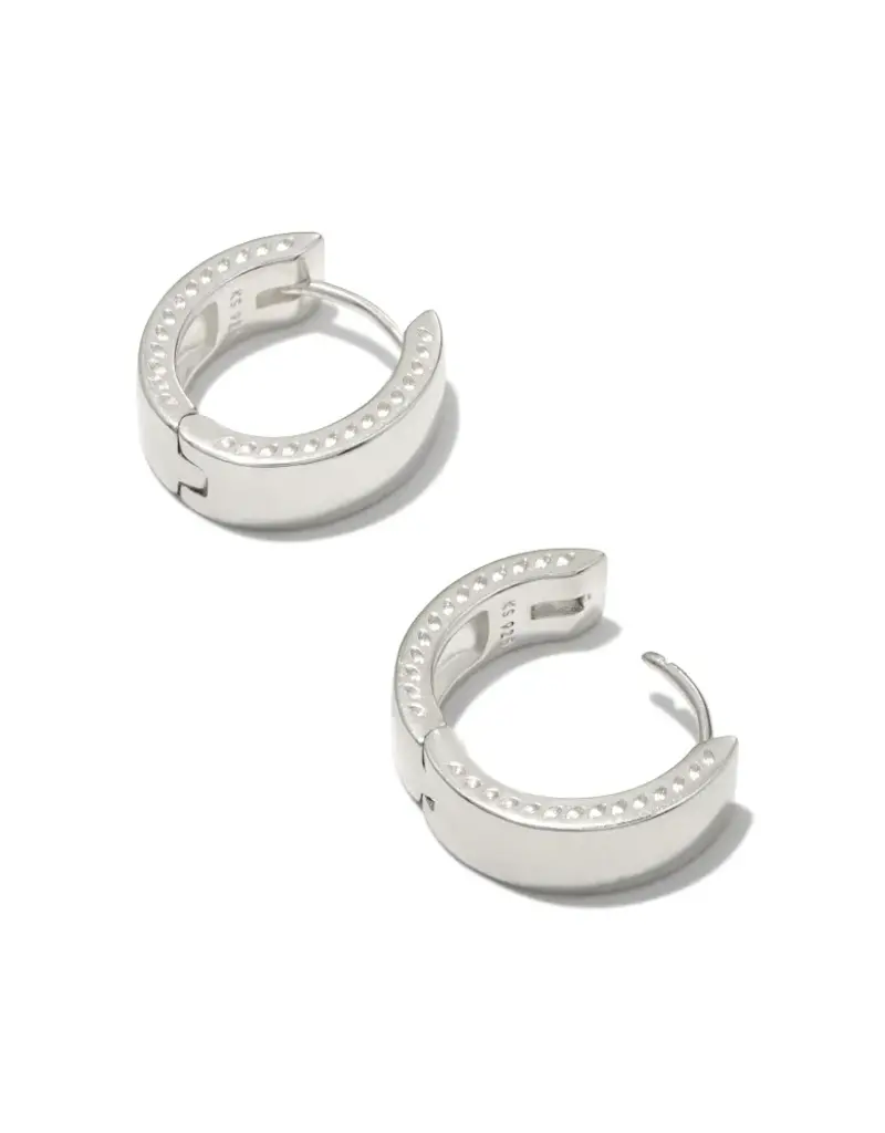 KENDRA SCOTT Flat Small Hoop Earring