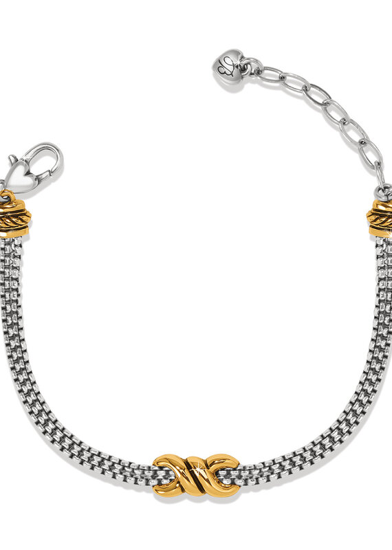 Interlok Twist Double Chain Bracelet